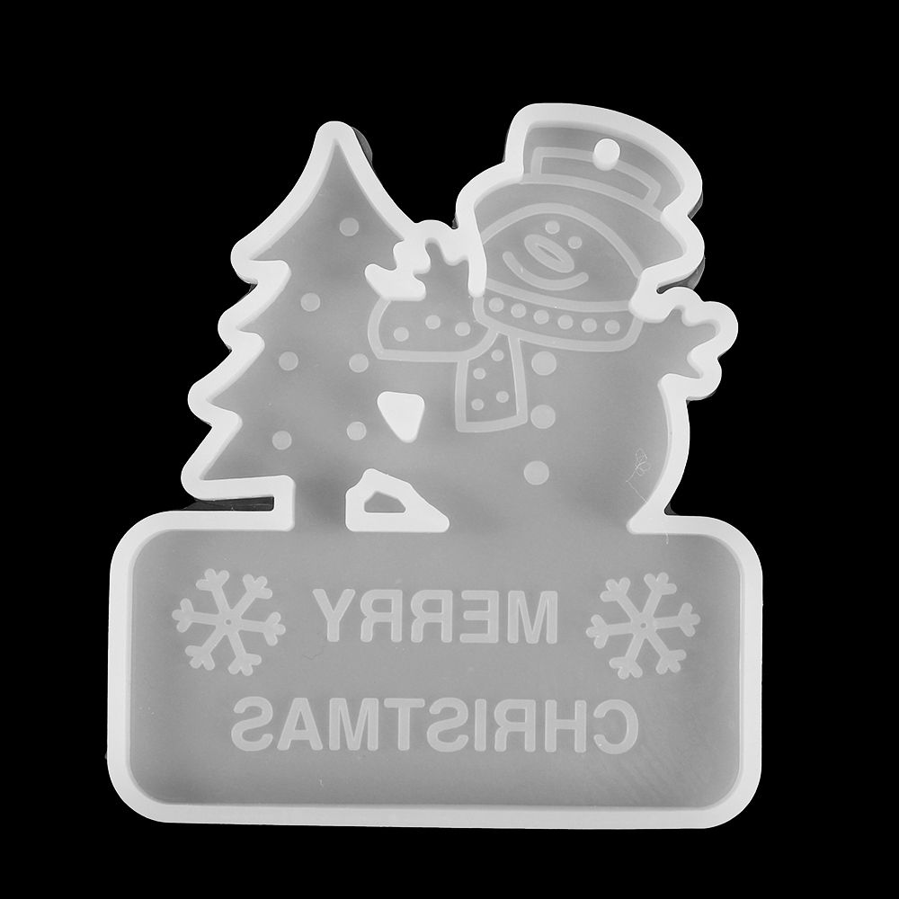 Jewelry Making Tools Hanging Tags Xmas Ornament Epoxy Resin Molds Silicone Mould Crystal Resin Mold