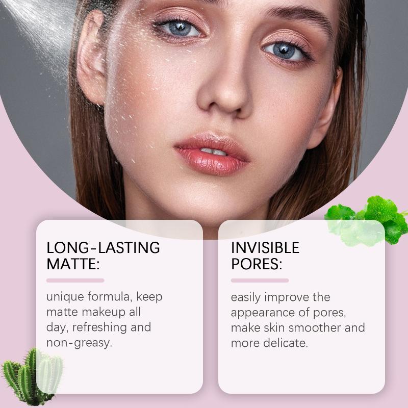 Oil Control Makeup Setting Spray Matte Finish Waterproof Mist Refines Pores For Daily Use