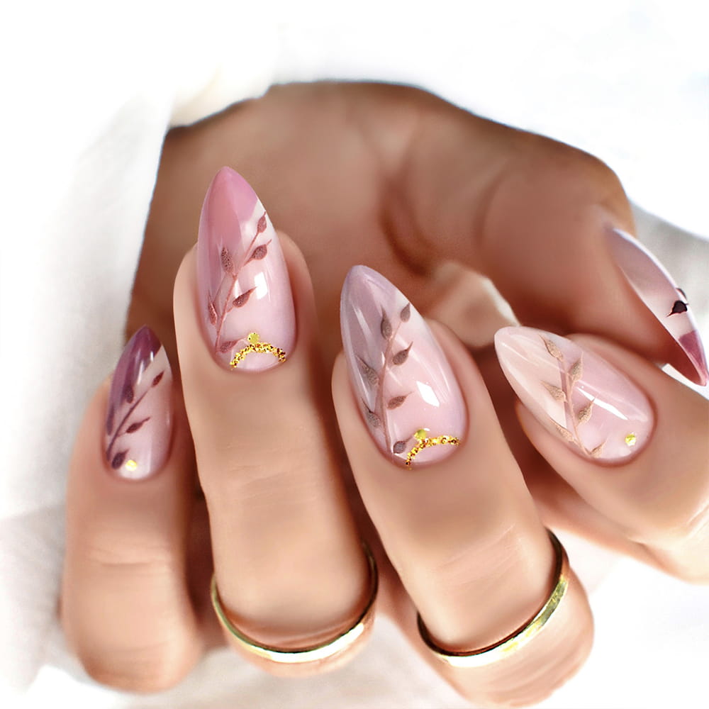 Artistic Gel paint gel ombre ornaments Allepaznokcie Smoky Coral HEMA /Di-HEMA Free 5 No. 30