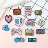 ИГРАЙ! Эмалированные значки в стиле ретро-аркадных игр Мультяшные значки-броши Геймпад 90-х для сумок, джинсовых рубашек, лацканов Значки-булавки для подарков друзьям Украшения