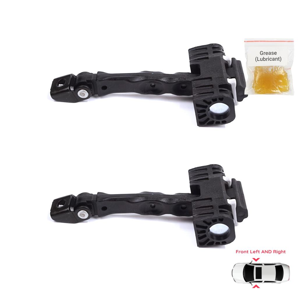 EDP1454-1 2 Pieces Front Door Stop Check Assy Limiter Strap for Skoda Fabia MK2 Roomster 5J7 Praktik 5J 5J0837249C