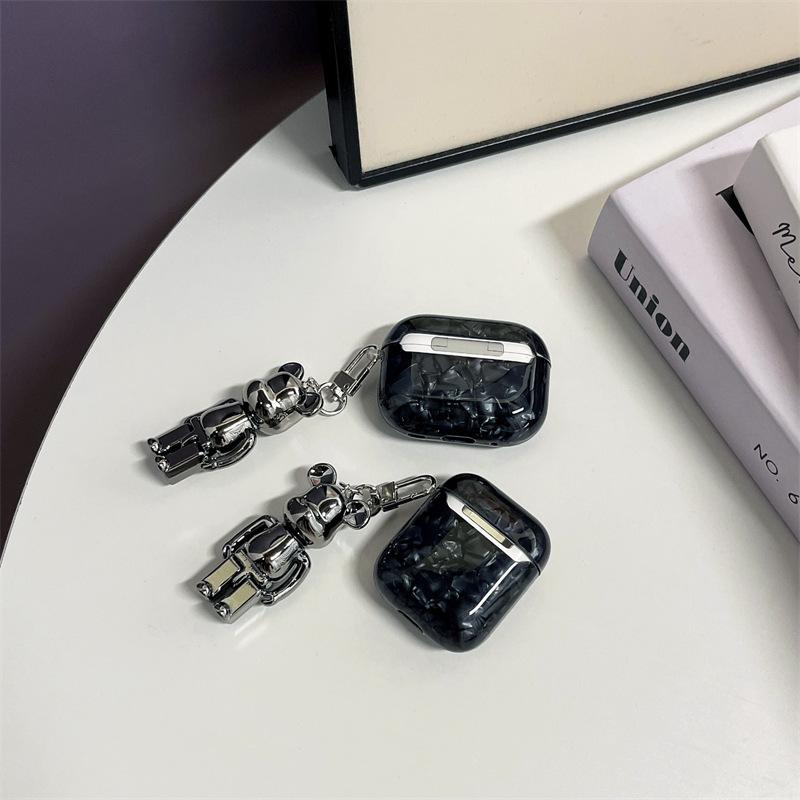 Tide cartoon bear for AirPods pro1 protective case 1st generation third generation apple wireless earphone case personality tide