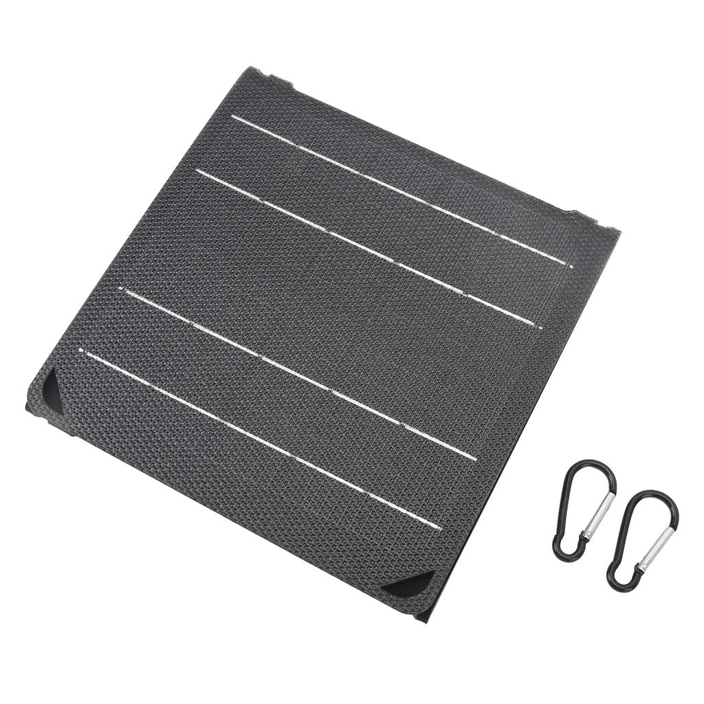 Складная солнечная панель 20 Вт IPX4 водонепроницаемое портативное зарядное устройство 5 В 9 В 2 А с 2 выходами USB для использования на открытом воздухе