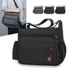 Деловая сумка через плечо Мужская сумка из ткани Оксфорд Сумка кроссбоди Портфель Большая вместимость Многофункциональная дорожная сумка