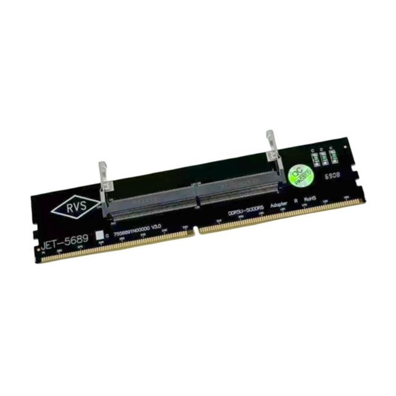 Модернизированная память DDR5 для ноутбука до SO DDR5 UDIMM Адаптер для настольного компьютера Тестер памяти Конвертер SO DDR5 в DDR5 UDIMM