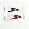 Lightning + personalized tail label sticker car upgrade and modification car logo creative random sticker ABS material decorative sticker