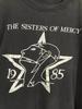 1985 The Sisters of Mercy Классический Стиль Черная Хлопковая Футболка Унисекс S5XL Унисекс Футболка