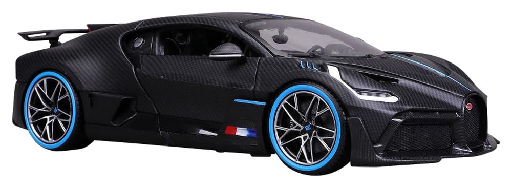 Burago Bugatti Divo Black 50th Special Completed Product BUR11101BK 1/18 (Burago PKG)