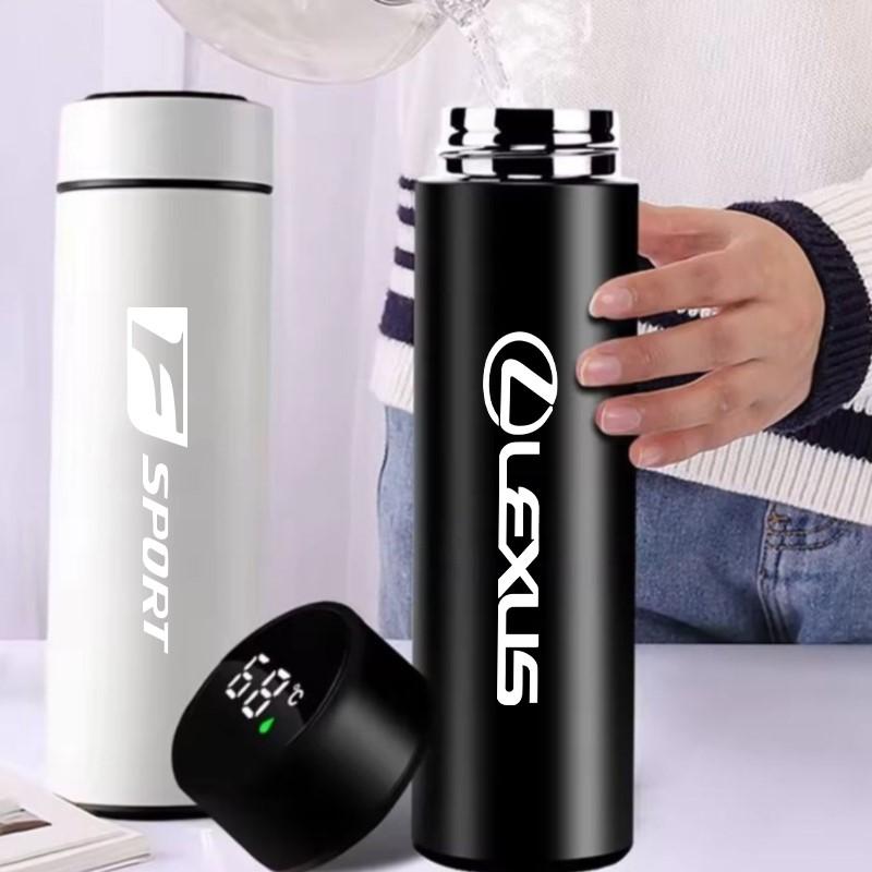 Car Logo Thermos 500ml Leakproof Cup Portable Bottle Accessorie For Lexus IS250 IS200 CT200h GS300 LS430 RX450h LX570 IS300 ES3