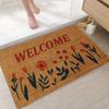 Напольный коврик Приветственный коврик с противоскользящей подложкой, износостойкий, хорошо впитывающий, домашний коврик для входа, дверной коврик, декор