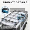 1 PC Durable Iron Roof Rack Light Bracket Universal Fit Light Bar Mount  Off-Road Vehicles