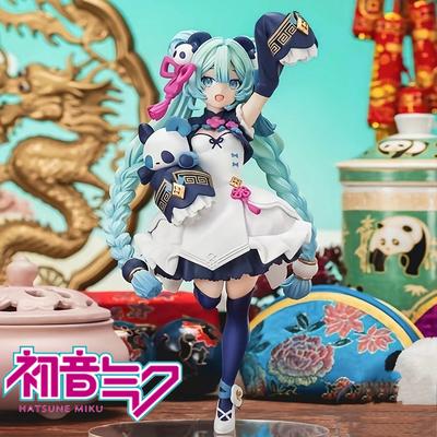 Аниме 18 см Фигурка Хатсунэ Мику Национальный стиль Мода Панда MODERNCHINA Модель Игрушка Подарок Коллекция Фигурка ПВХ