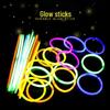 Seven-Color Glow Stick Bracelets - Dreamy Fluorescent Luminous Toy, 50 or 100 Piece Barrel Pack