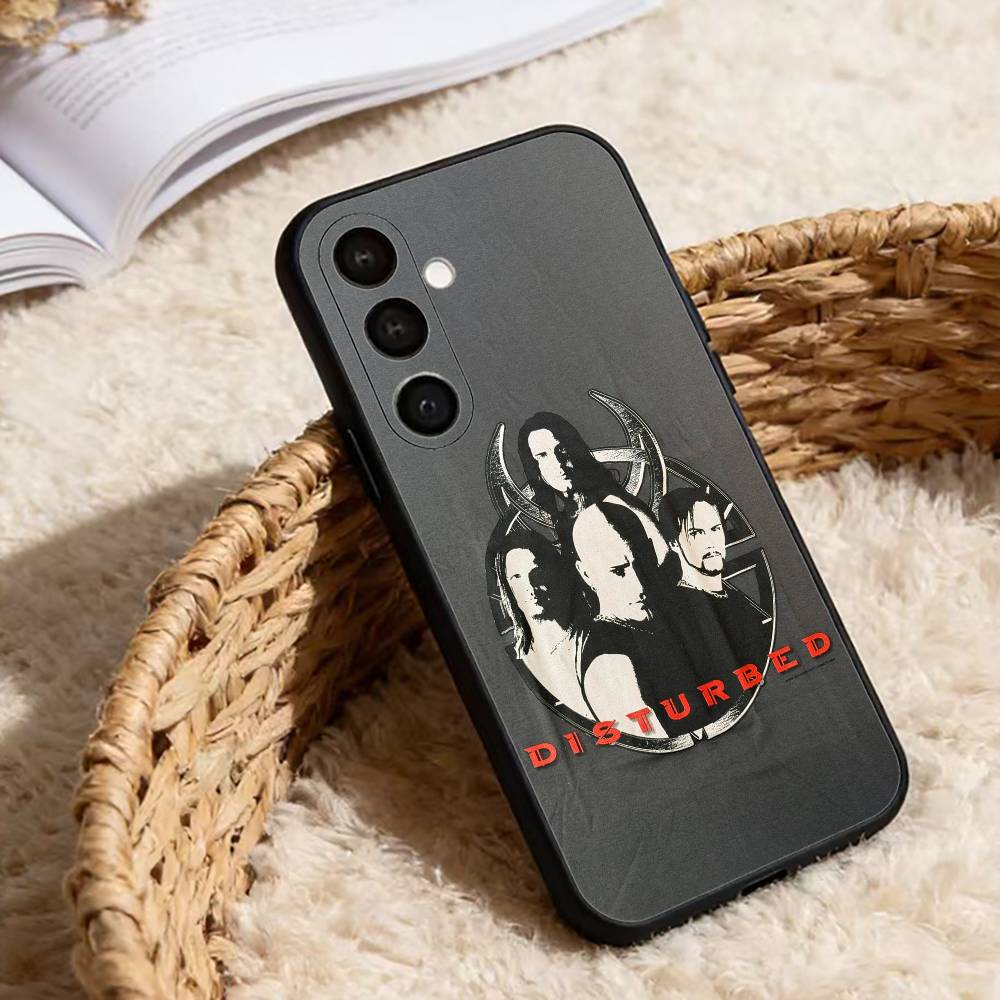 Чехол для телефона D-Disturbed Band Believe для Samsung Galaxy A20, 21s, 22, 31, 32, 52, 53, 72, 73, 80, 91, мягкий черный корпус
