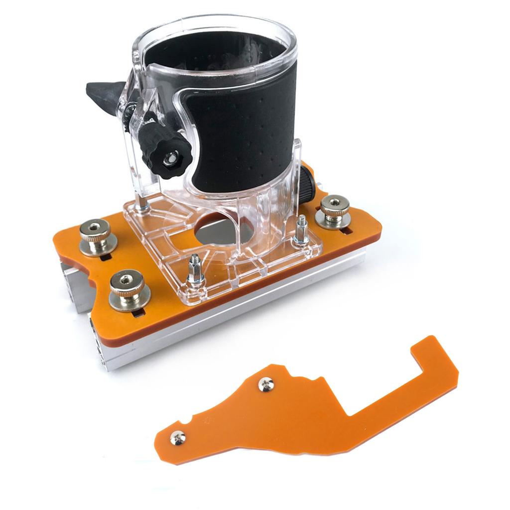 Wood Router Slotting Bracket 5 To 56mm Adjustable Base Trimmer Slotting Machine Bracket for Woodworking