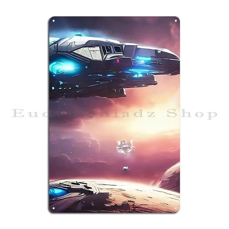 Copy Of Stellaris Fleet Decimation Metal Plaque Poster Decoration Wall Cave Cinema Printing Wall Decor Tin Sign Poster