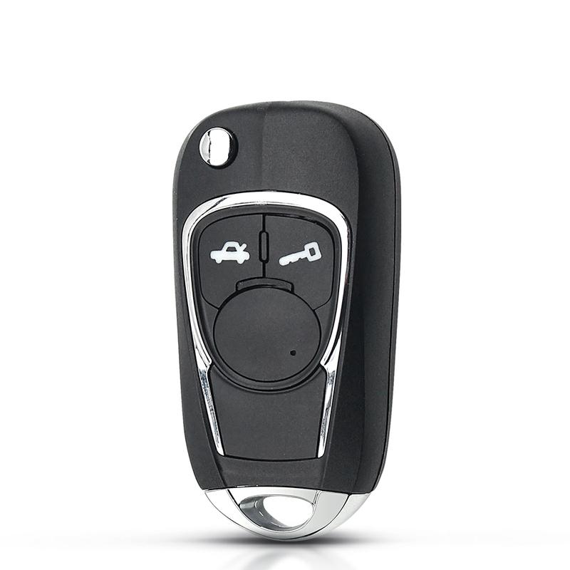 KEYYOU Modified Flip Key Shell For Chevrolet LOVA Sail Epica Lechi Spark Folding 2 Buttons Remote Car Key Case Left/Right Blade