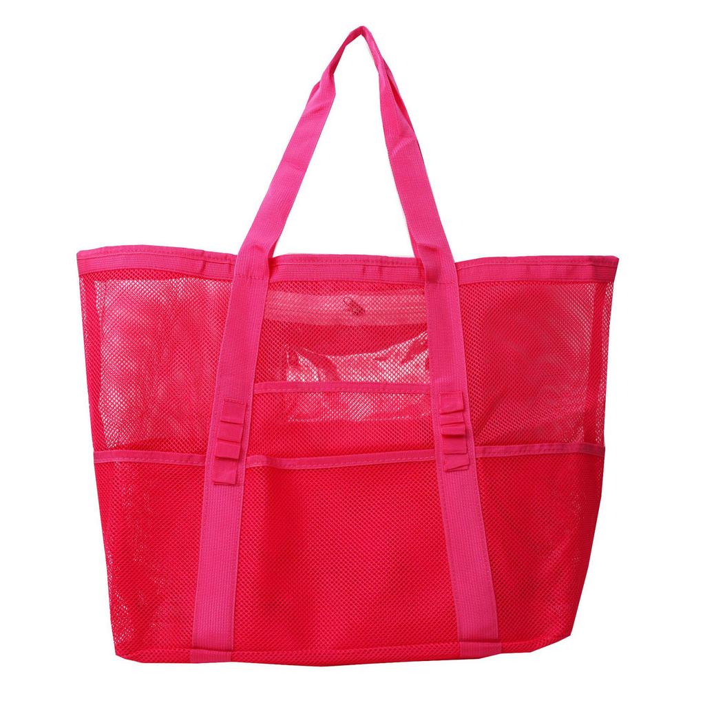 Popular Beach Mesh Bag - Large Capacity Toiletry and Toy Storage Bag
