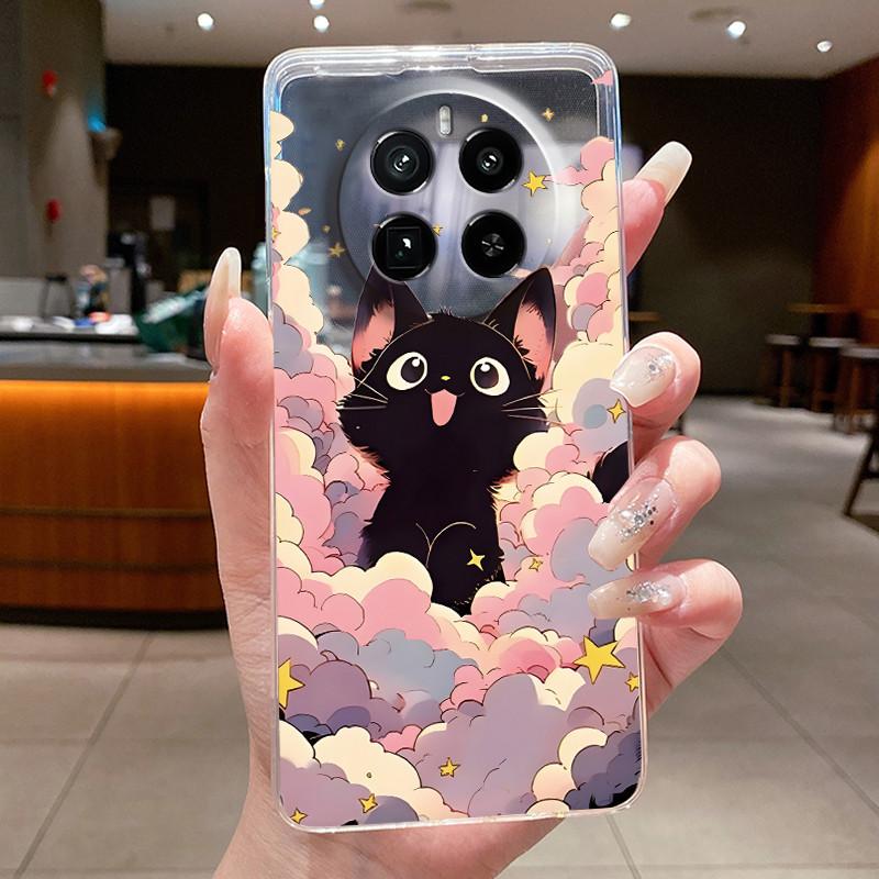 Чехол для Realme GT 5 Pro Чехол Роскошный Милый Крутой Для Мальчиков Девочек Прозрачный Мягкий Силикон Задняя Крышка Для Realme GT5 Pro Чехол для Телефона