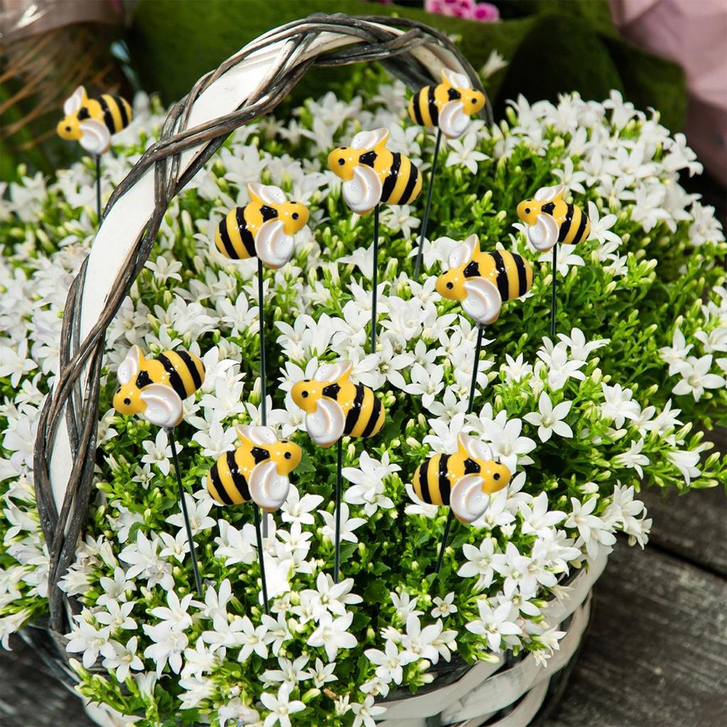 Outdoor Garden Decorations Garden Simulation Small Insect Bee Pile 10 Sets