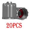10/20/30/50/100Pcs TPMS Tire Valve Caps with Rubber Seal Plastic Wheel Caps Covers for TPMS Nipple Caps Car Tyre Accessories