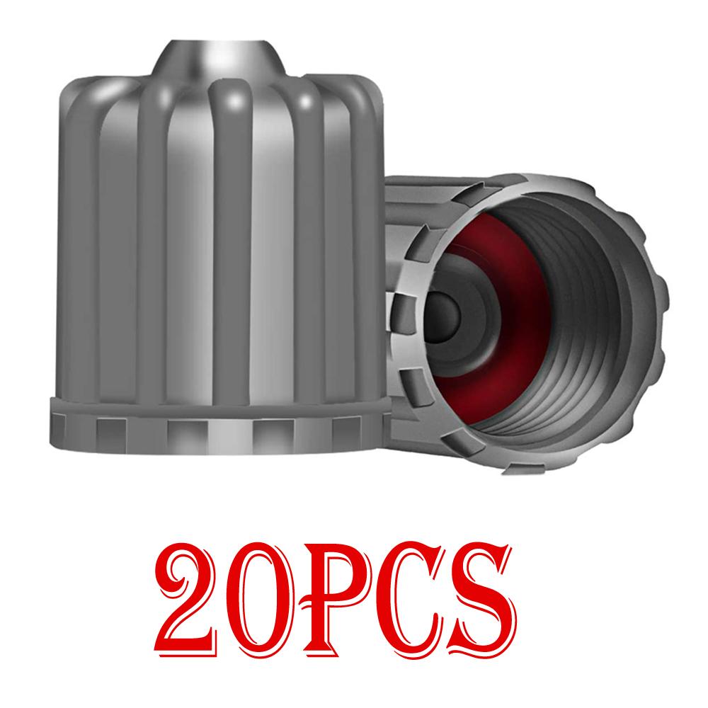 10/20/30/50/100Pcs TPMS Tire Valve Caps with Rubber Seal Plastic Wheel Caps Covers for TPMS Nipple Caps Car Tyre Accessories