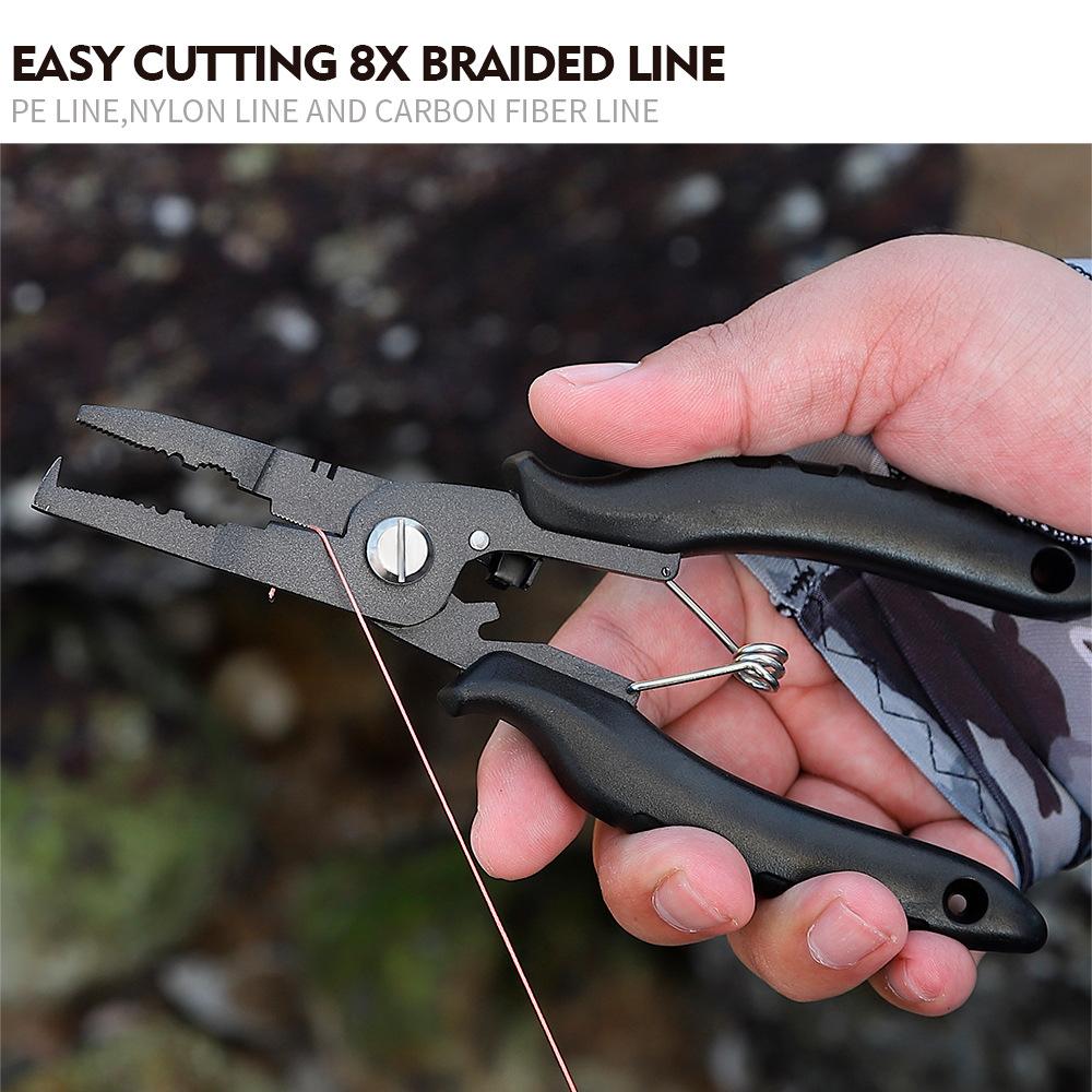 2024 портативные многофункциональные рыболовные плоскогубцы 19 см для снятия крючков, рыболовные снасти из нержавеющей стали, поплавковый контроллер, рыболовные инструменты