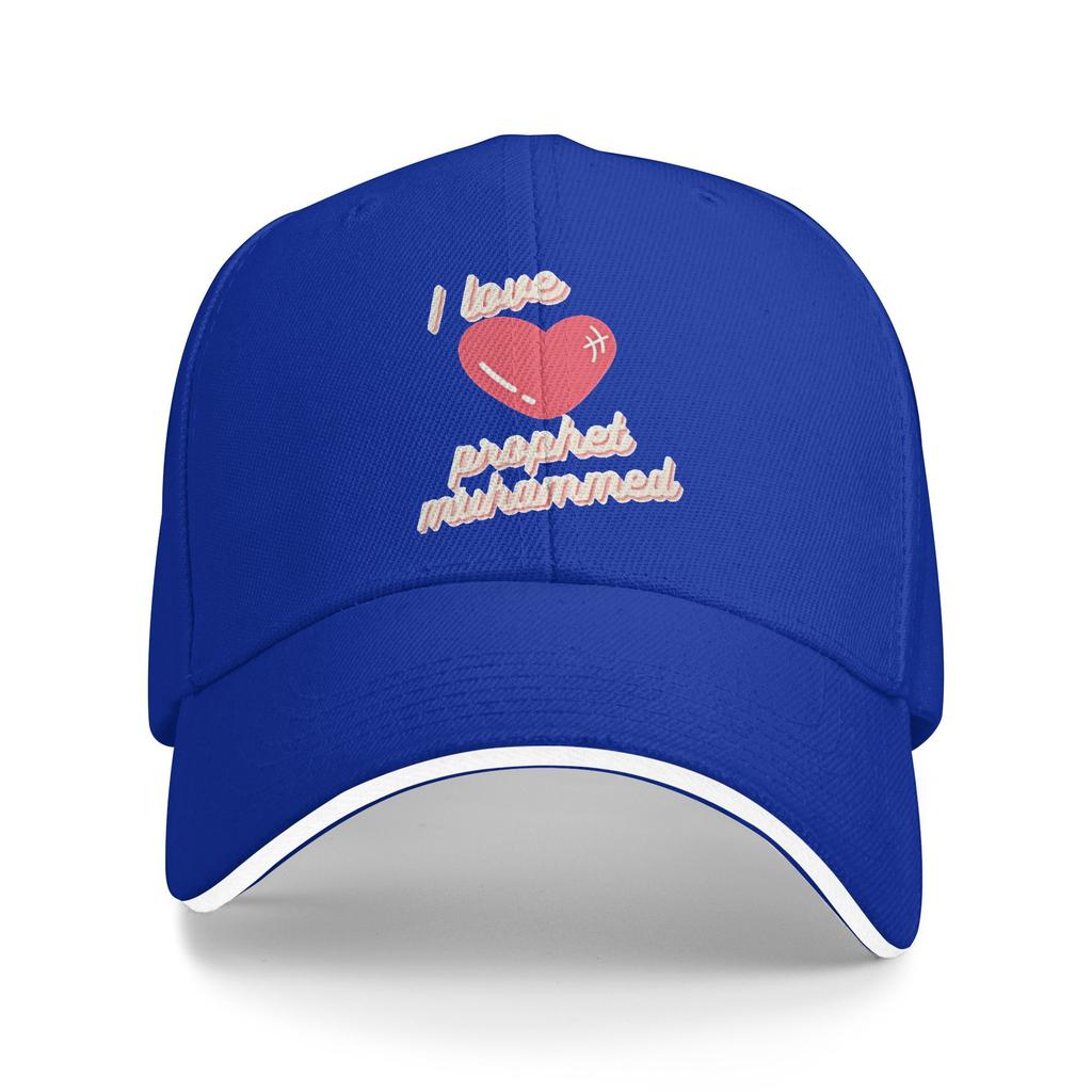 i love muhammad Baseball Cap Unisex-Teens Print Hip Hop Hats Spring Fashion Kpop Rock Wholesale Snapback Cap