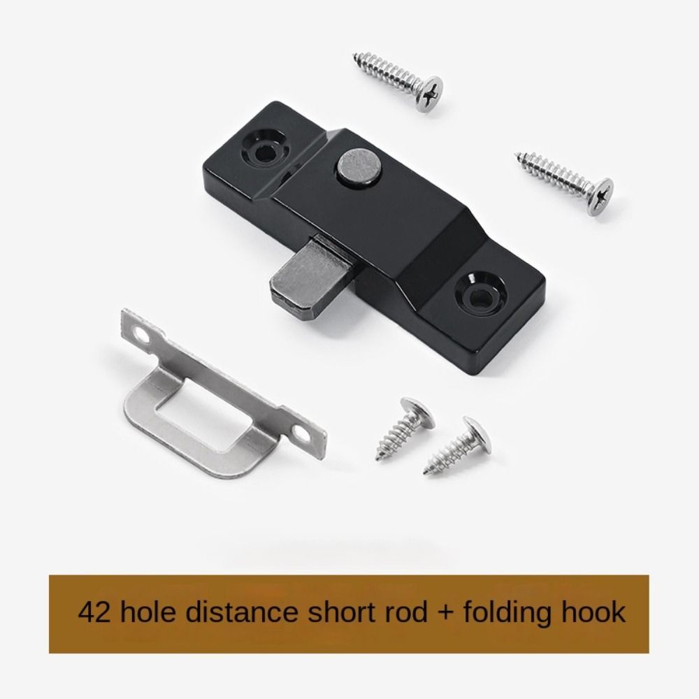 Zinc Alloy Sliding Door Latch Anti-theft Security Bolt Latch New Cabinet Buckle Door