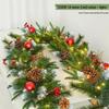 Christmas Snowflake Garland for Hotels, Malls, Windows, Doors & Stair Handrails