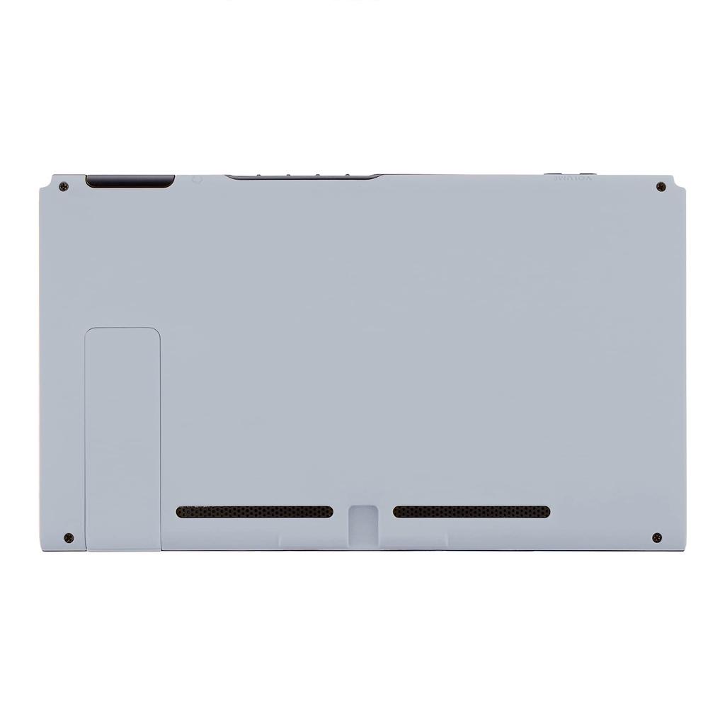eXtremeRate DIY Back Housing Shell for Switch Console with Kickstand Shell Not Hope (Joy-Con Included) [New Gray]
