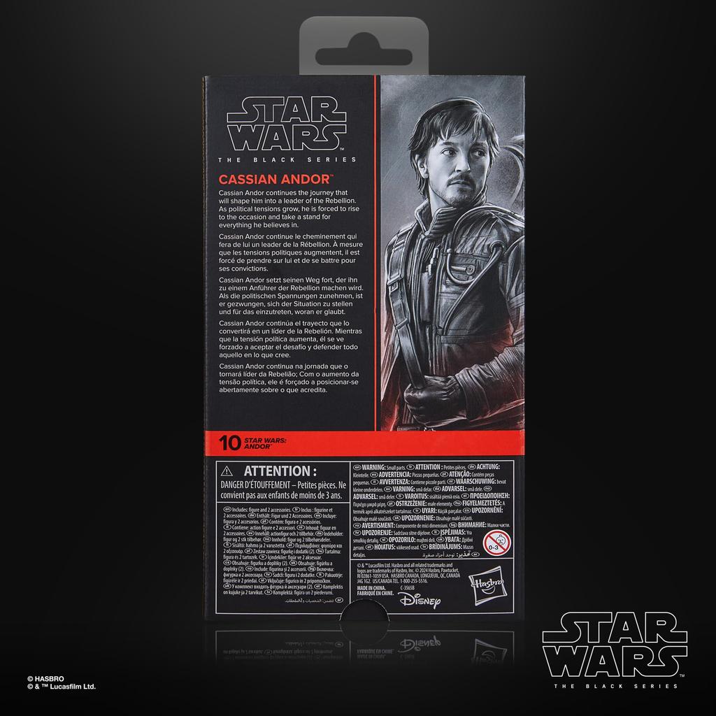 Hasbro Star Wars Black Series Cassian Andor, Cassian Andor Collectible 15cm Action Figure G0015, Authentic