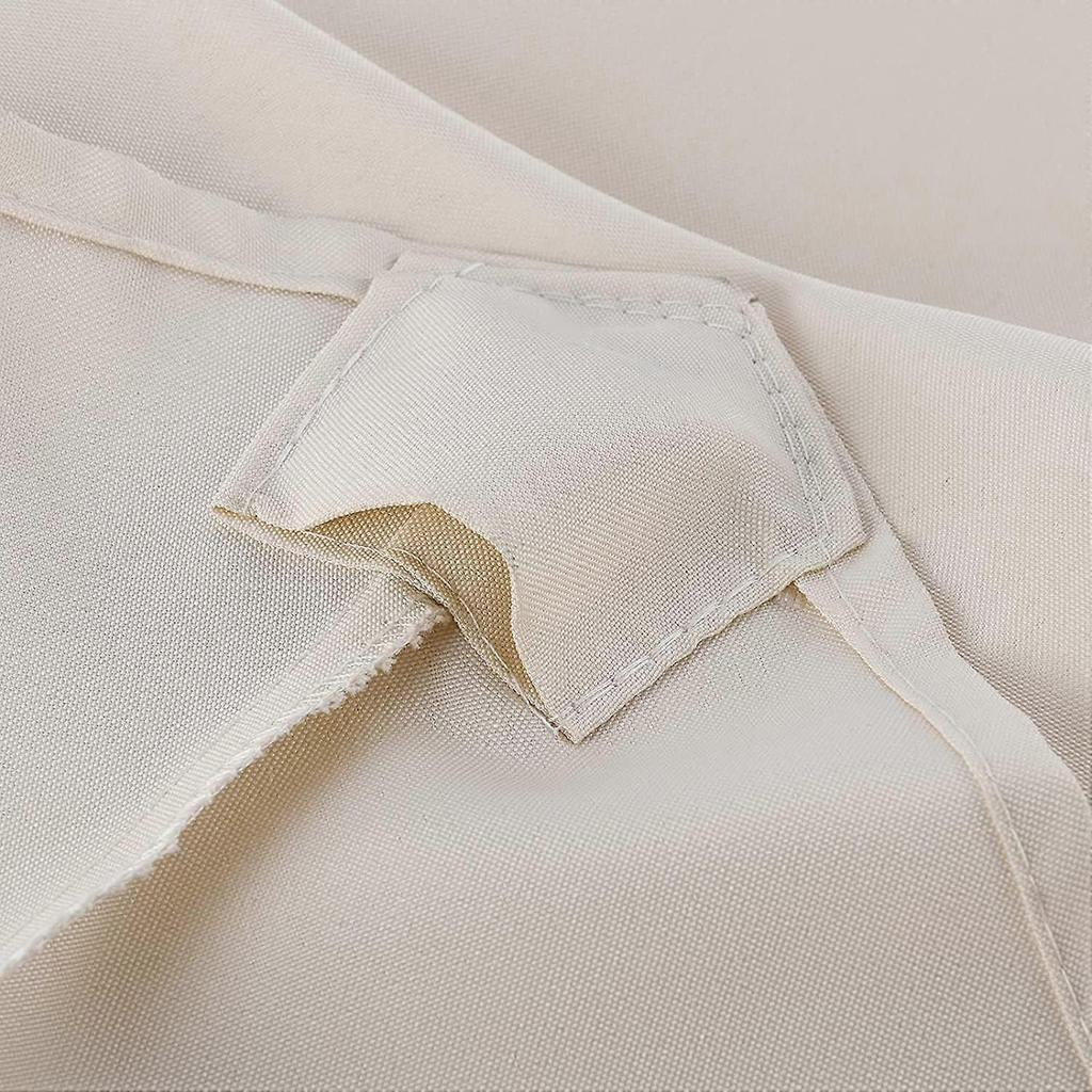Replacement cover for parasol, 3 m, waterproof, anti-UV, replacement fabric, beige