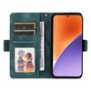 Для Xiaomi 15 Чехол из ПУ кожи Чехол для телефона Ромбовидный Звездный с тиснением