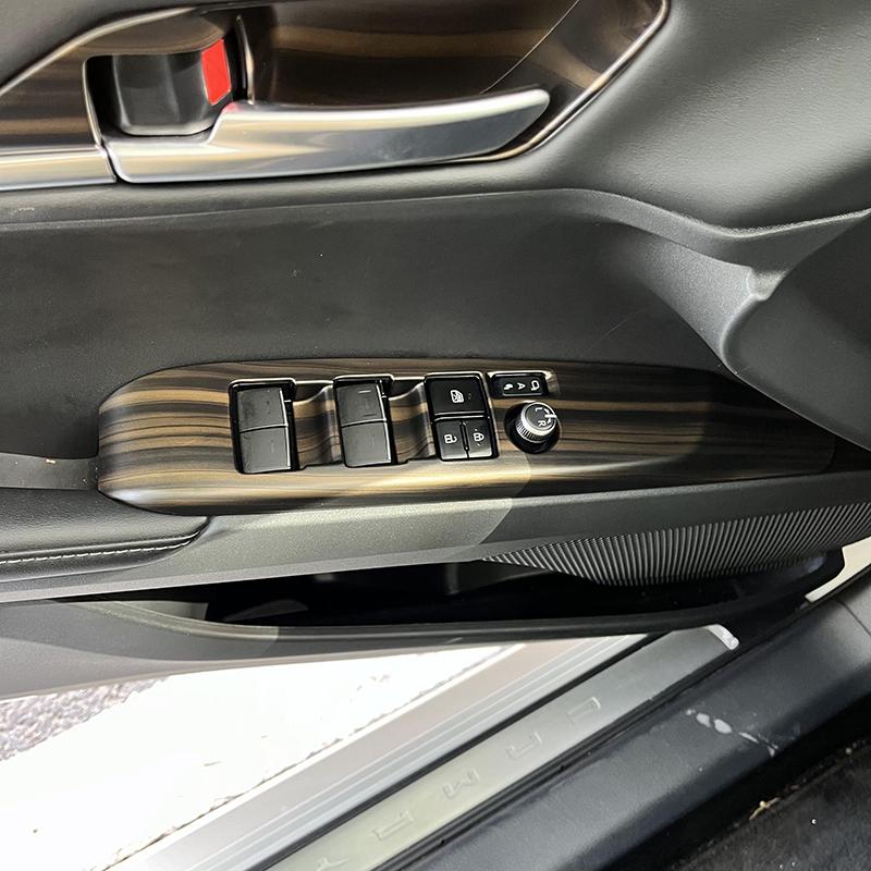 For Toyota 9th Generation 2025 Camry Central Control Gear Panel Mahogany Interior Modified Trend Decorative Frame
