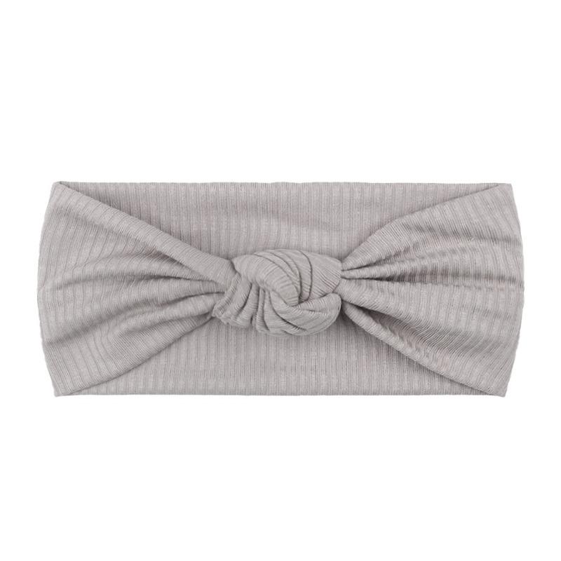 Knotted Elastic Children's Headband Cute Solid Color Pit Strip Baby Headband Four Seasons Thin Baby Headband