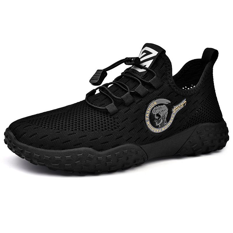 Mesh Surface Shoes Men's Shoes New Summer Thin Breathable Fly Woven Mesh Sneaker Lightweight Soft Sole Casual Running Shoes