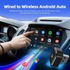 2-в-1 Автомобильный беспроводной адаптер CarPlay и Android Auto Type-C/USB Быстрое подключение Проводное к беспроводному для iPhone/Android