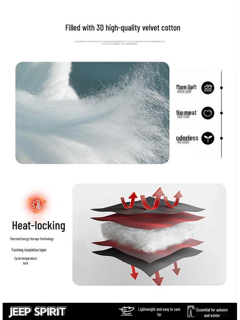 Мужская зимняя куртка JEEP SPIRIT с подогревом из графена