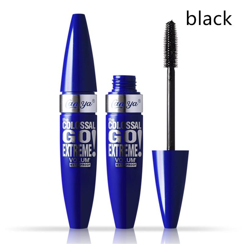 4D тушь для ресниц Водостойкая тушь для ресниц Маска для ресниц Roll Makeup Volume4D Тушь для ресниц с шелковым волокном Длинная завивка