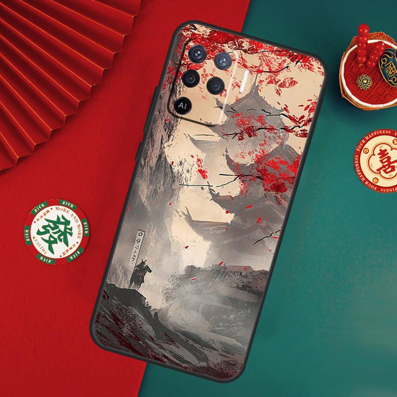 Художественный чехол в японском стиле для Oppo A15 A17 A57 A6 A5 Pro A54 A74 A94 A16 A76 A96 A40 A60 A80 A18 A38 A58 A78 A98