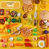 Детский игровой кухонный набор: Разрезаемые фрукты, овощи и пицца
