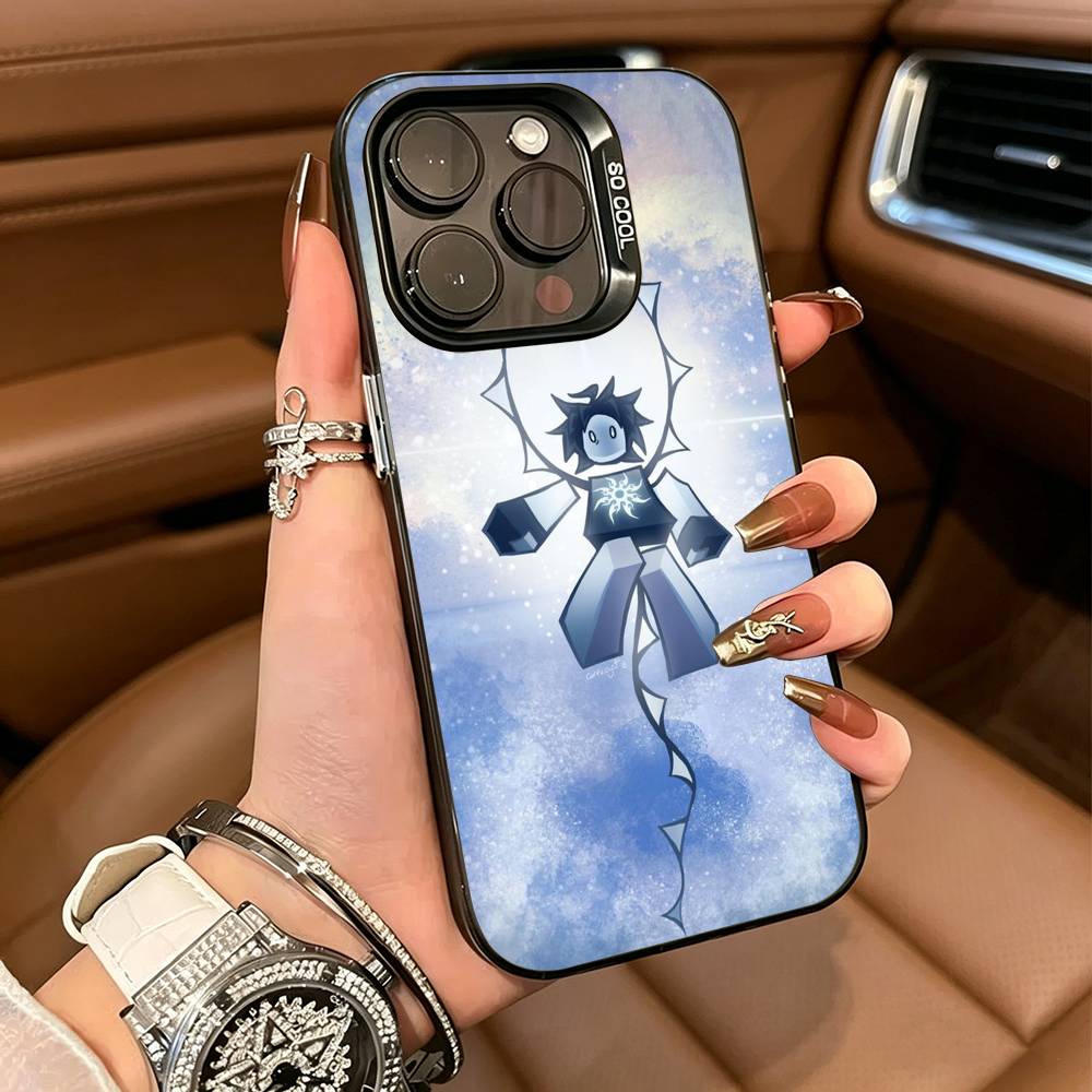 Horror Game T-TwoTime F-Forsaken For iPhone 17 16 15 14 13 12 11 Pro Max XS 17 Air Silicone Colored Silver Bumper Cover