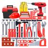 Kids Tool Set With Toy Drill  Construction Tools With Tool Box And Vest  Toys For 3 4 Year Old Boys Gifts