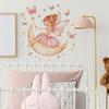 Cartoon Flower Fairy Butterfly Bedroom Living Room Home Wall Background Beautification and Decoration Wall Stickers