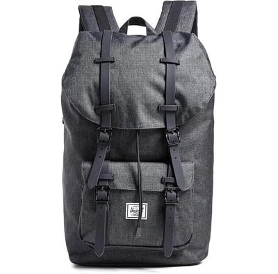 Рюкзак Herschel Little America black crosshatch/black rubber (10014-02093)