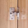 Stainless Steel 90-Degree Sliding Door Lock Latch - Durable Bolt For Wooden, Metal & Aluminum Doors, Windows, Closets