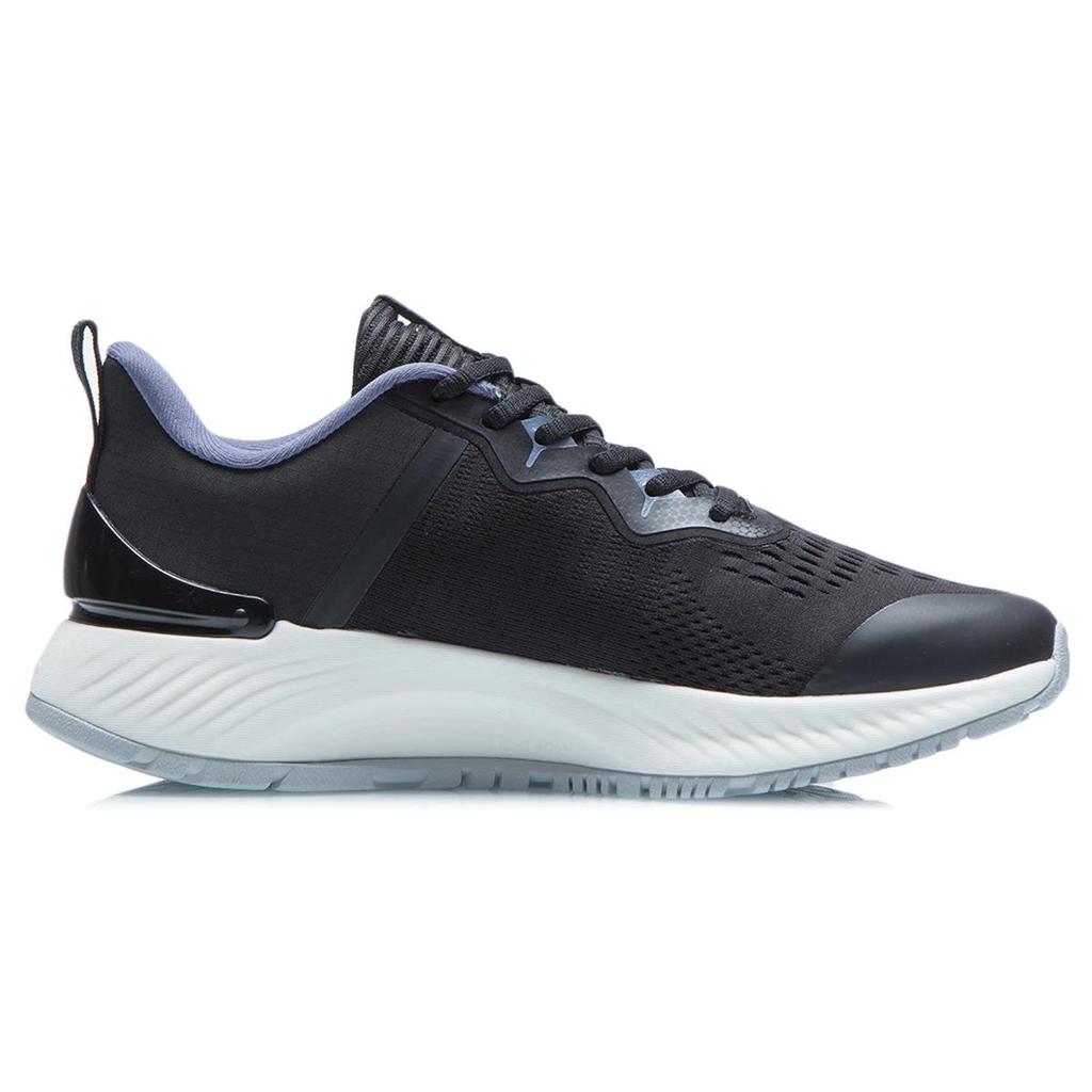 Li Ning YueYing Основные износостойкие дышащие низкие беговые кроссовки Мужские Черные ARHR103-3