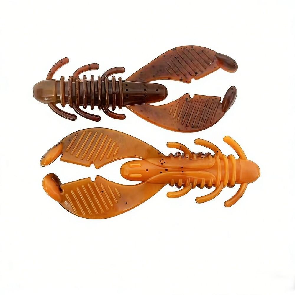 3pcs Obstacle Shrimp Soft Fake Bait LifeLike Realistic Fishing Bait Creative Fishing Soft Lures