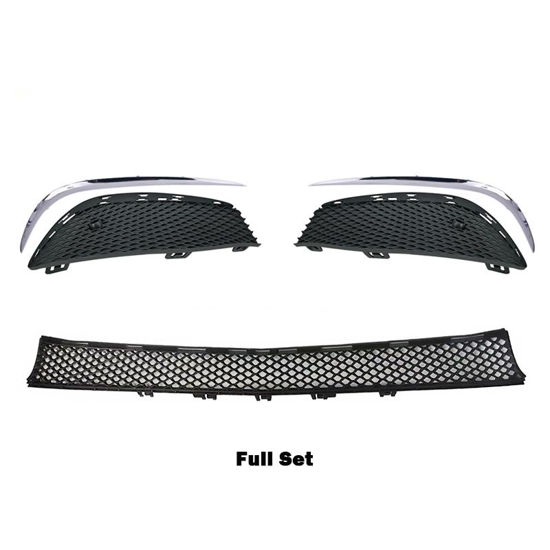 A2138851122 A2138850822 A2138850622 Front Bumper Lower Left Right Grill Grille Cover Chrome Trim For Mercedes Benz E Class W213